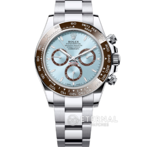 ROLEX - SUPER CLONE Daytona 126506 40mm SS/SS Ice-Blue/Stk VSF DD4131 (Weight Adjusted)