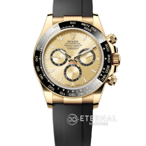ROLEX - Super Clone Cosmograph Daytona 126518 40mm YG/RU Gold/Black VSF DD4131 (Weight Adjusted)
