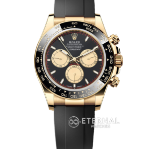 ROLEX - Super Clone Cosmograph Daytona 126518 40mm YG/RU Black/Gold VSF DD4131 (Weight Adjusted)
