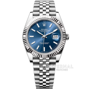 ROLEX - DateJust 126334 41mm Jubilee 904L SS/SS Blue/Stk VSF VS3235