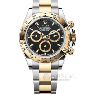 ROLEX - SUPER CLONE Daytona 126503 40mm YG/SS Black/Stk Clean SH4131