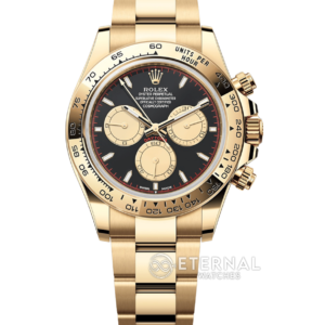 ROLEX - SUPER CLONE Daytona 126508 40mm YG/YG Black/Stk Clean SH4131