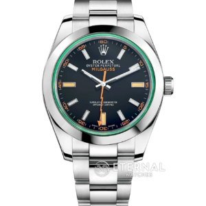 ROLEX - Milgauss 116400GV 40mm SS/SS Black Dial Green Crystal VSF VS3131