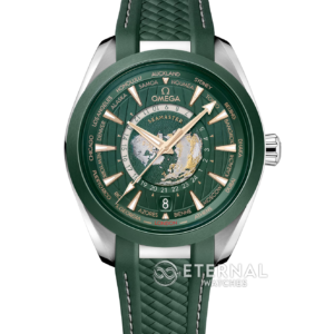 OMEGA - Sea Master Aqua Terra 150M 43mm World Timer SS/RU Green Dial VSF A8938