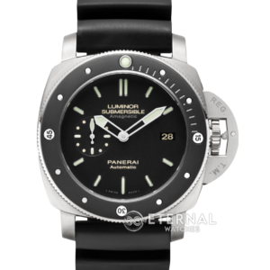 PANERAI - Submersible PAM1389 1950 AMagnetic TI/RU Blk VSF P9010