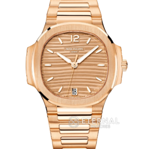 PATEK PHILIPPE - Nautilus 7118 35mm RG/RG Brown Textured Dial 3KF 324SC