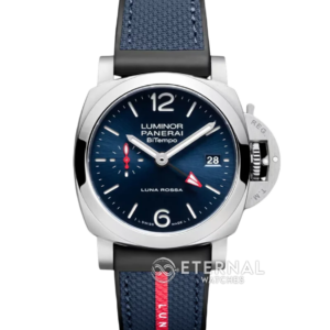 PANERAI - Luminor PAM1404 Bitempo GMT 40mm SS/NY Blue Dial VSF P900