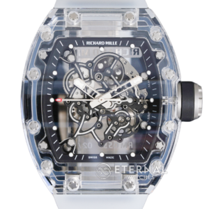 RICHARD MILLE - VAUCHER SUPER CLONE RM055 Crystal Sapphire Black Inner Bevel