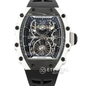 RICHARD MILLE - RM21-02 White Carbon Case Black Rubber RMF Tourbillon