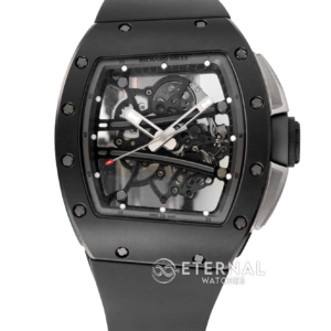 RICHARD MILLE - VAUCHER SUPER CLONE RM61-01 Black Ceramic/RU Skeleton Dial Grey Inner Bezel