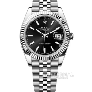 ROLEX - DateJust 126334 41mm Jubilee SS/SS Black Dial VSF VS3235