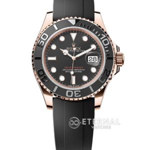 ROLEX - Yacht-Master 126655 40mm RG/RU Black/Dot CLEAN SH3235