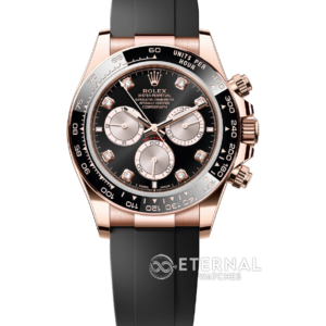 ROLEX - SUPER CLONE Daytona 126515 40mm RG/RU Black/Dia VSF V2 DD4131 (Weight Adjusted)