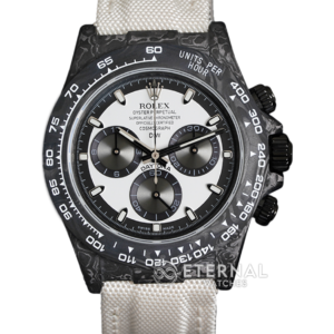 ROLEX - SUPER CLONE Daytona DiW 40mm Black Carbon/NY White NOOB DD4130