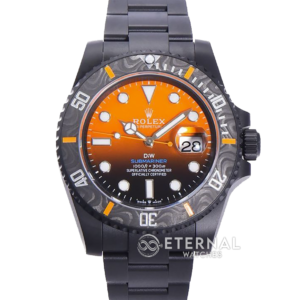 ROLEX - Submariner DIW 40mm 904L DLC/DLC Org/Blk Dial VSF VS3135