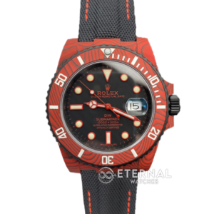 ROLEX - Submariner DiW 40mm Forged Carbon/NY Red Dial VSF VS3135