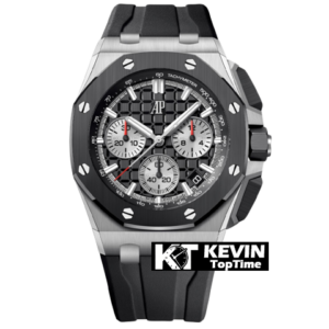 AUDEMARS PIGUET - SUPER CLONE Royal Oak Offshore 26420 43mm SS/RU Black/Wht DDF 4401