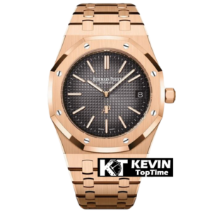 AUDEMARS PIGUET - Royal Oak Jumbo Extra Thin 39mm 16202 RG/RG Grey Dial ZF A7121