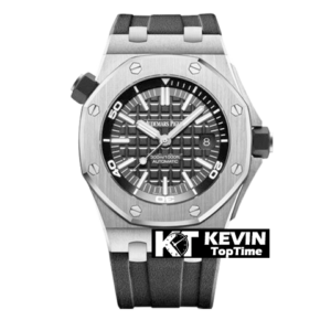 AUDEMARS PIGUET - Royal Oak Offshore Diver 15710 42mm SS/RU Black/Stk APSF SA3120 Super Clone